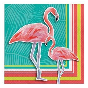 Flamingo Island Oasis 2-ply Paper Luncheon Napkins, 16 ct